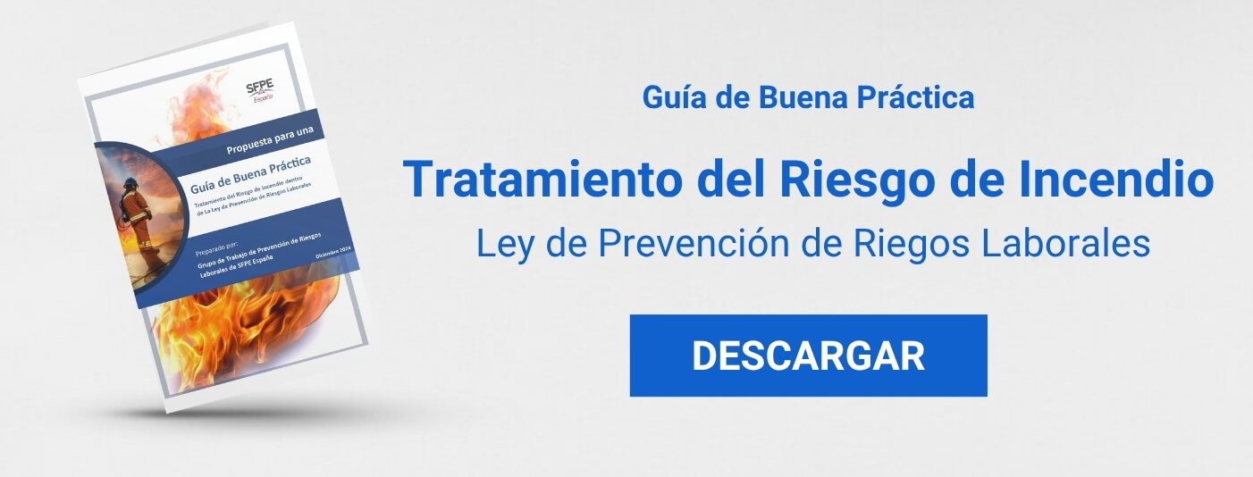 Tratamiento del riesgo de incendio según la Ley de Prevención de Riesgos Laborales