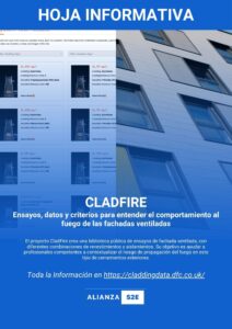 CladFire: Ensayos, datos y criterios para entender el comportamiento al fuego de las fachadas ventiladas